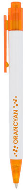 Ручка шариковая Calypso, цвет оранжевый - 21035304- Фото №2