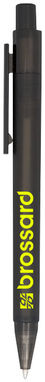 Ручка шариковая Calypso, цвет матовый черній - 21035400- Фото №2