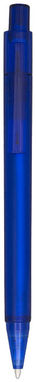 Ручка шариковая Calypso, цвет матовый синий - 21035402- Фото №1
