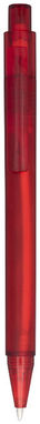 Ручка кулькова Calypso, колір матовий червоний - 21035403- Фото №1