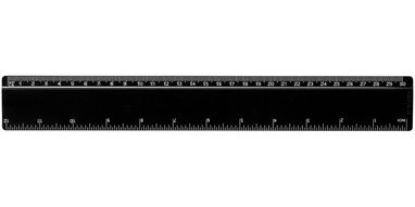 Лінійка Terran 30 см, колір суцільний чорний - 21053300- Фото №2