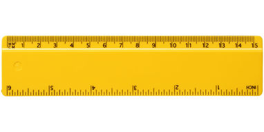 Лінійка Renzo  15 см, колір жовтий - 21053606- Фото №3