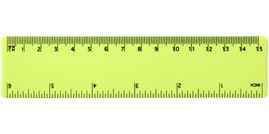 Лінійка Rothko  15 см, колір лайм - 21054002- Фото №3