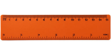 Линейка Rothko  15 см, цвет оранжевый - 21054003- Фото №3