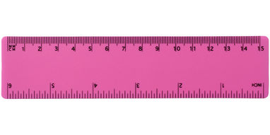 Лінійка Rothko  15 см, колір рожевий - 21054004- Фото №3