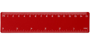 Лінійка Rothko  15 см, колір червоний - 21054006- Фото №3