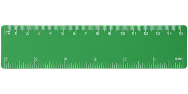 Лінійка Rothko  15 см, колір зелений прозорий - 21054009- Фото №3