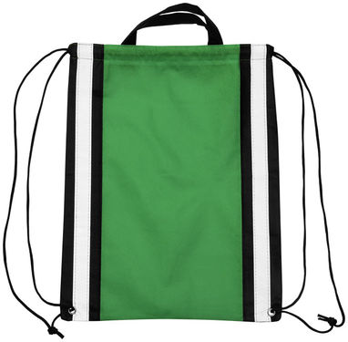 Світловідбиваючий рюкзак зі шнурками, колір зелений - 21072202- Фото №4