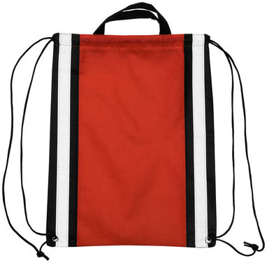 Светоотражающий рюкзак на веревках, цвет красный - 21072203- Фото №4