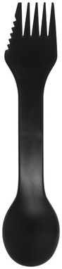 Комплект столовый Epsy , цвет сплошной черный - 21081200- Фото №4
