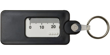 Брелок для проверки протектора шин Kym, цвет сплошной черный - 21084900- Фото №3