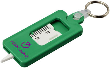Брелок для проверки протектора шин Kym, цвет зеленый - 21084902- Фото №2