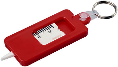 Брелок для проверки протектора шин Kym, цвет красный - 21084903- Фото №1