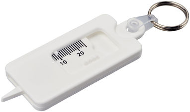 Брелок для перевірки протектора шин Kym, колір білий - 21084904- Фото №1