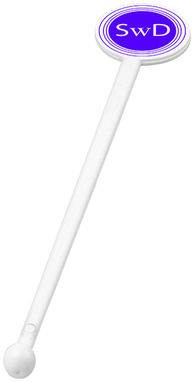 Паличка Vida для помішування коктейлю хайбол, колір білий - 21086001- Фото №2