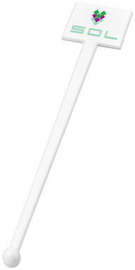 Паличка для розмішування коктейлю Vida , колір білий - 21086301- Фото №2