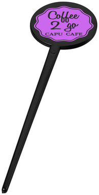 Паличка для розмішування коктейлю Vida , колір суцільний чорний - 21086600- Фото №2