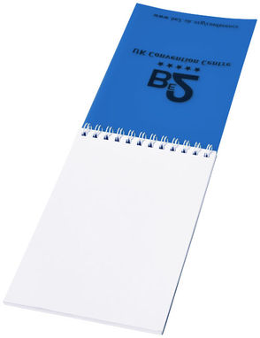 Блокнот Rothko  А6, колір синій, білий - 21244012- Фото №4