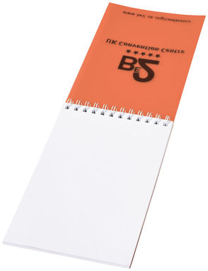 Блокнот Rothko  А6, цвет оранжевый, белый - 21244042- Фото №4
