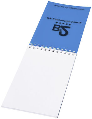 Блокнот Rothko  А6, колір матовий синій, білий - 21244092- Фото №4