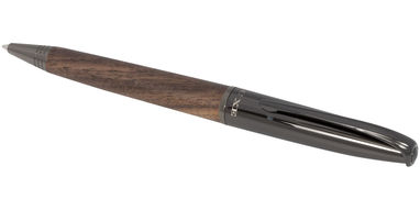 Ручка шариковая Loure, цвет сплошной черный, дерево - 10729100- Фото №5