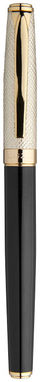 Ручка шариковая Doré, цвет сплошной черный, золотистый - 10729200- Фото №4