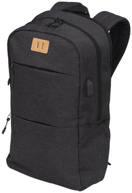 Рюкзак Cason для ноутбука, колір темно-сірий - 12042500- Фото №1