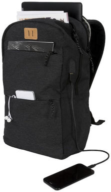 Рюкзак Cason для ноутбука, колір темно-сірий - 12042500- Фото №5