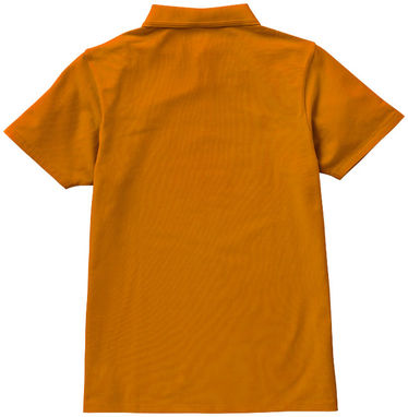 Поло с короткими рукавами Hacker, цвет оранжевый, темно-синий  размер S - 33096331- Фото №4
