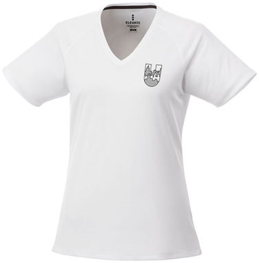Футболка Amery жіноча з коротким рукавом, колір білий  розмір XS - 39026010- Фото №2