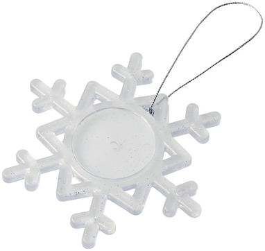 Снежинка Elssa, цвет матовый прозрачный, белый - 21057401- Фото №1