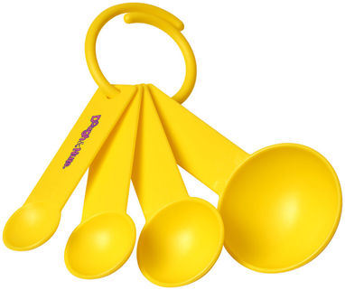 Комплект мірних ложок Ness , колір жовтий - 21081805- Фото №2