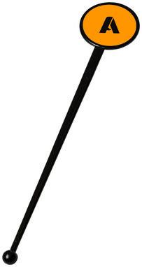 Палочка для помешивания коктейля Vida , цвет сплошной черный - 21086100- Фото №2