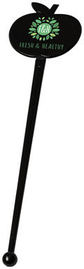 Палочка для помешивания коктейля Vida , цвет сплошной черный - 21086400- Фото №2