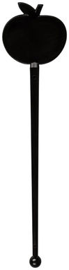Палочка для помешивания коктейля Vida , цвет сплошной черный - 21086400- Фото №3
