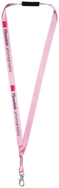 Шнур-стрічка Oro , колір світло-рожевий - 21060404- Фото №2