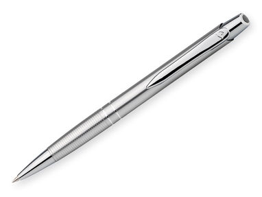 Металлическая шариковая ручка, синие чернила, SANTINI, цвет серебряный - 81187-127- Фото №1