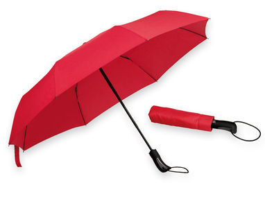 Складной зонт, цвет красный - 99151-105- Фото №1
