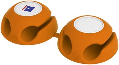 Органайзер для проводов Clippi, цвет оранжевый - 12345604- Фото №9