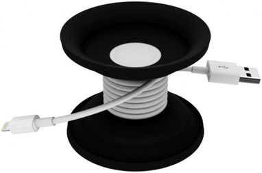 Органайзер для проводов Spinni, цвет черный - 12346201- Фото №7