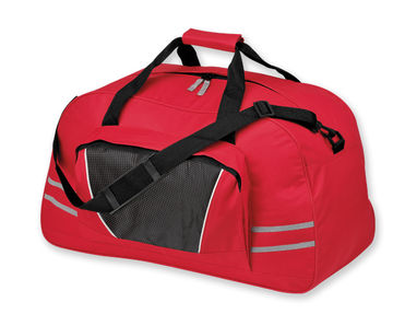 Дорожня сумка з поліестеру, 600D, колір червоний - 72023-105- Фото №1