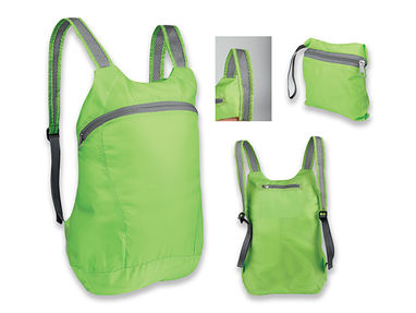 Складна сумка, 190T RIPSTOP/поліестер, колір зелений - @72410-22- Фото №1