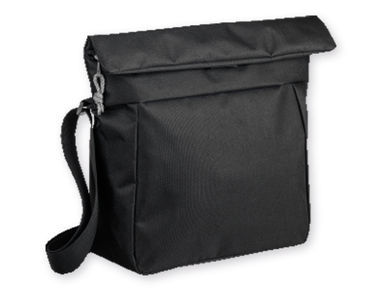 Плечова сумка з поліестеру, 600D, колір чорний - 72465-103- Фото №1