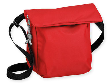 Плечова сумка з поліестеру, 600D, колір червоний - 92522-105- Фото №1