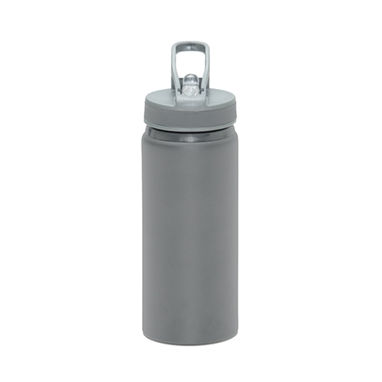 TRIATHLON Мульти-спортивная алюминиевая бутылка объемом 600 мл, цвет серебряный  размер UNICA - CP7300B1251- Фото №1