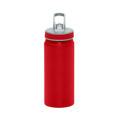 TRIATHLON Мульти-спортивна алюмінієва пляшка об´ємом 600 мл, колір червоний  розмір UNICA - CP7300B160- Фото №1