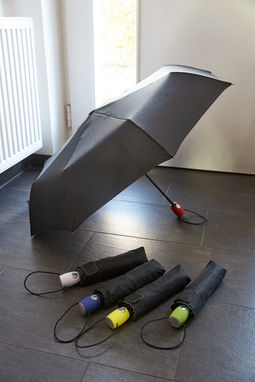 Зонт складной-автомат STREETLIFE, цвет красный, чёрный - 56-0101251- Фото №3