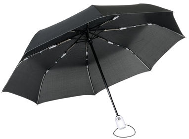 Зонт складной-автомат STREETLIFE, цвет чёрный, белый - 56-0101252- Фото №1