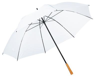 Зонт-трость RAINDROPS, цвет белый - 56-0104220- Фото №1