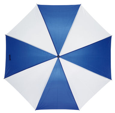 Зонт-трость RAINDROPS, цвет белый, синий - 56-0104226- Фото №2